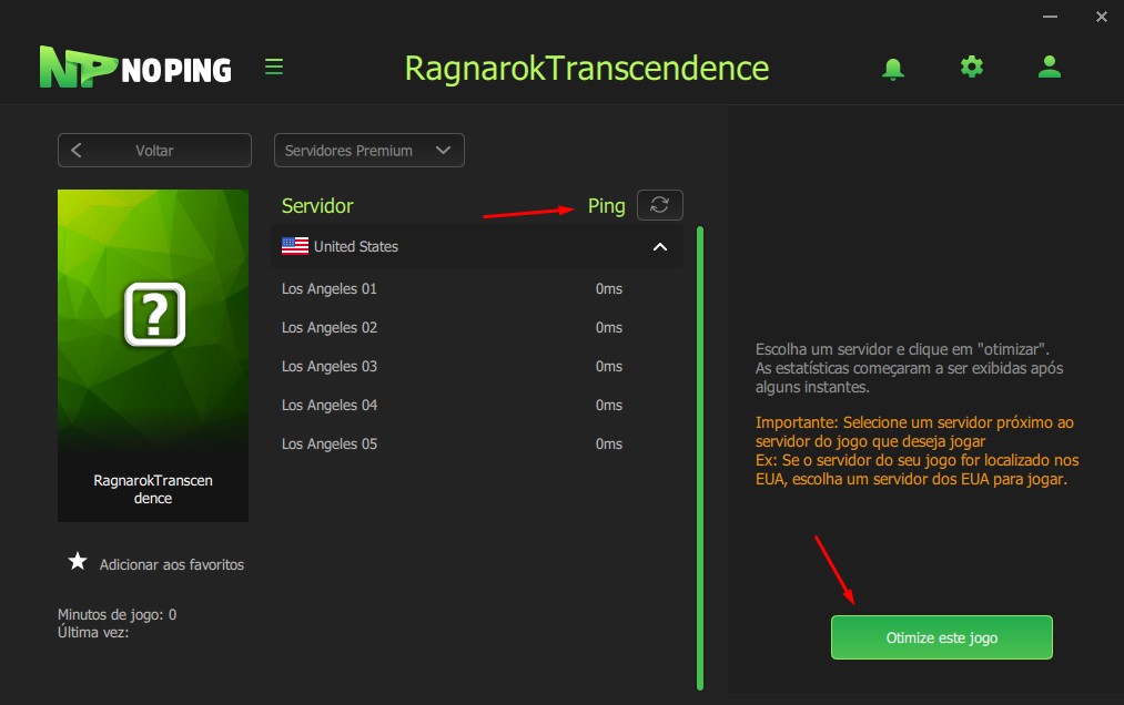 remover o lag em Ragnarok Transcendence
